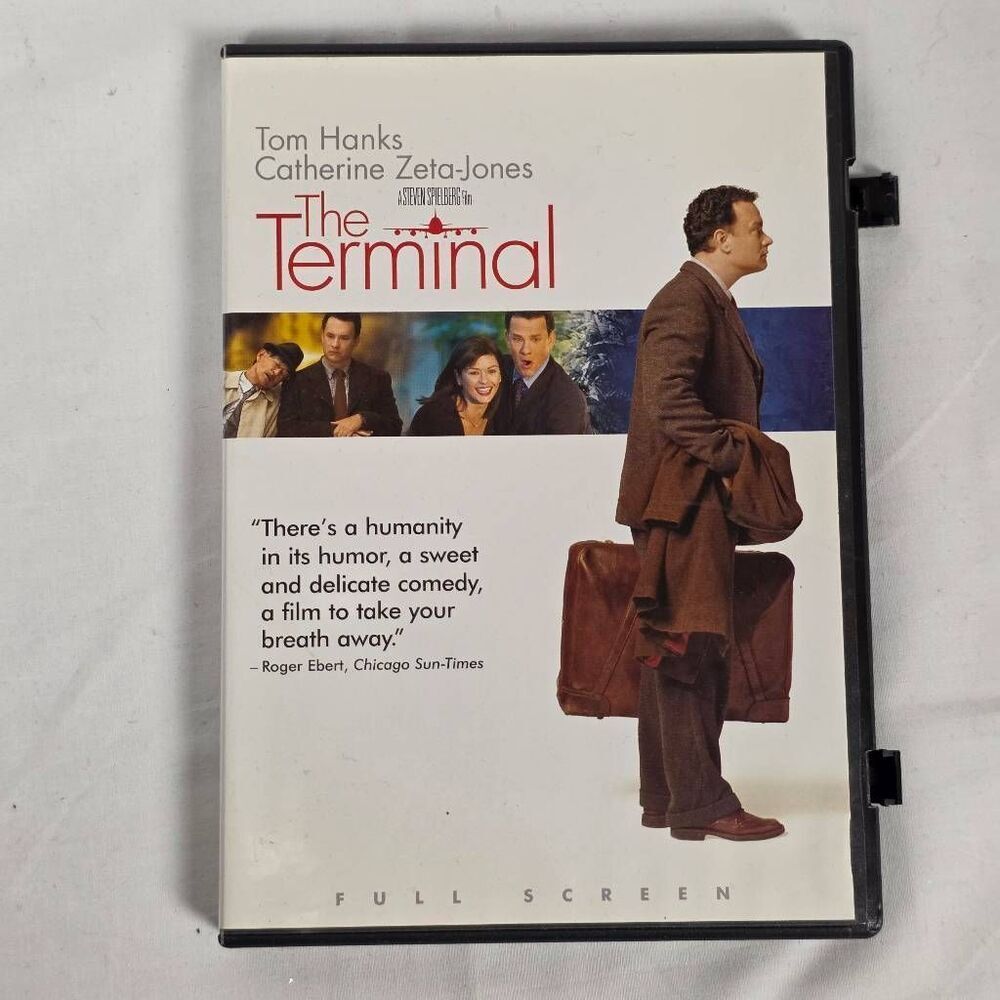 The Terminal (DVD, 2004) Tom Hanks, Catherine Zeta-Jones – Full Screen